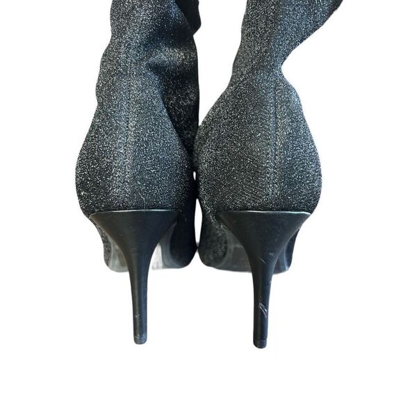 NWT NEW Jones New York Black Sparkle Macee Dress Sock Bootie Size 8 - Picture 5 of 11